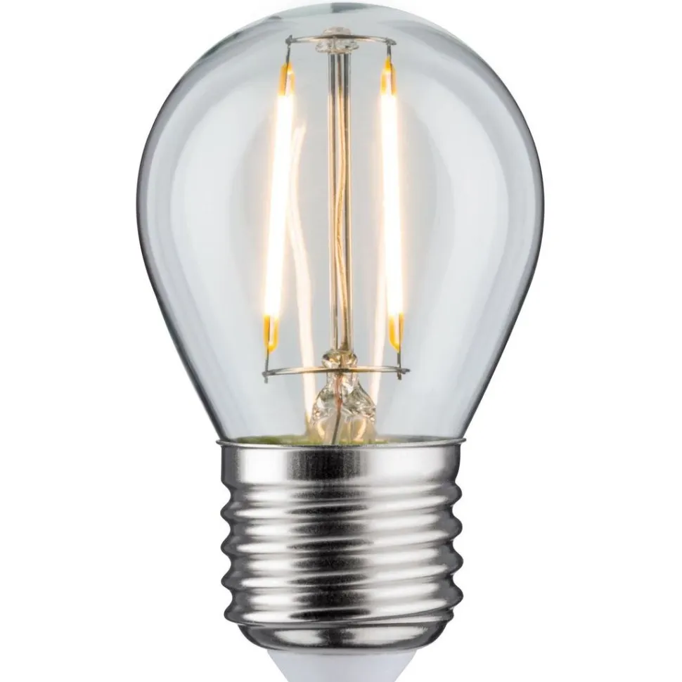 LED-filamenttilamppu Paulmann Drop, E27, 250lm, 2.6W, 2700K, kirkas