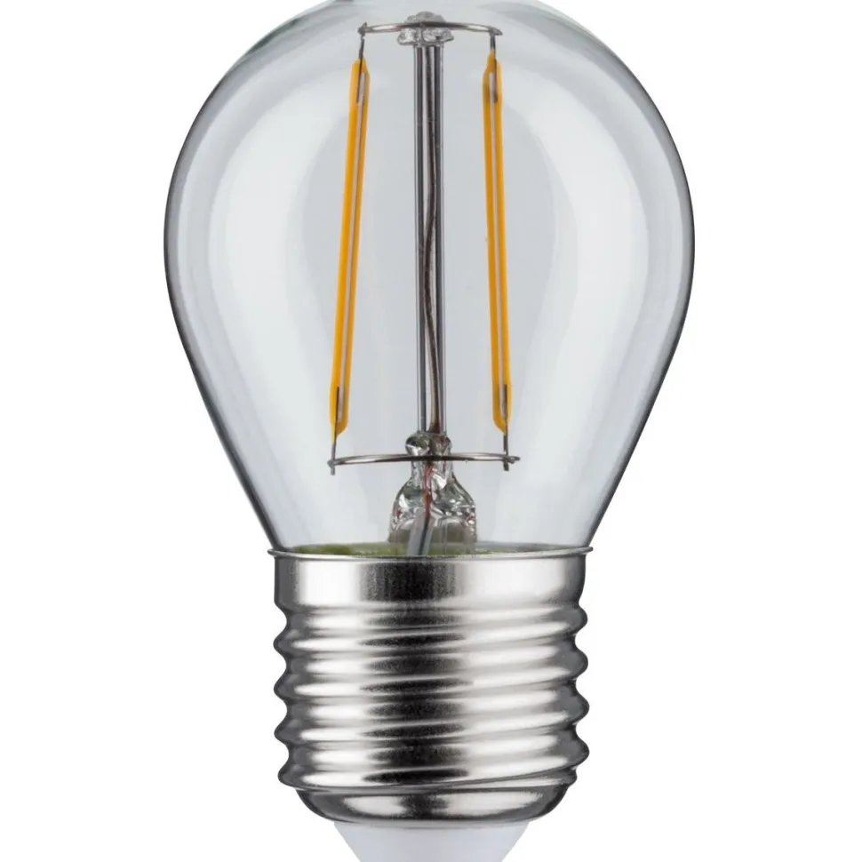 LED-filamenttilamppu Paulmann Drop, E27, 250lm, 2.6W, 2700K, kirkas