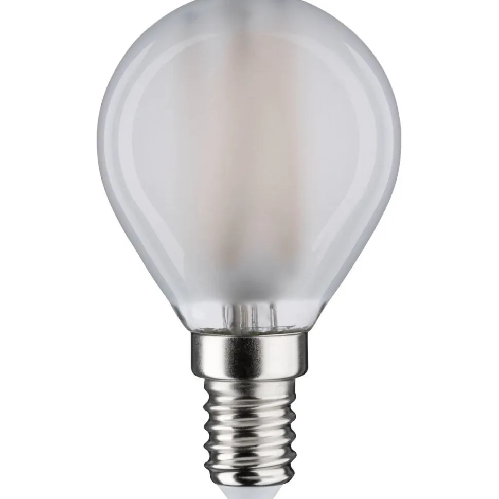 LED-filamenttilamppu Paulmann Drop, E14, 470lm, 4.8W, 4000K, matta