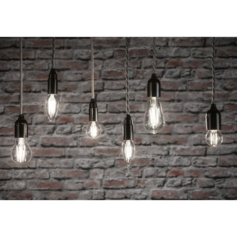 LED-filamenttilamppu Paulmann Drop, E14, 470lm, 4.8W, 4000K, matta