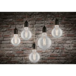 LED-filamenttilamppu Paulmann Globe, G125, E27, 1055lm, 9W, 2700K, himmennettävä, kirkas