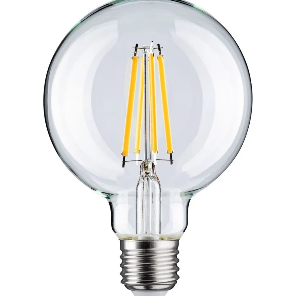 LED-filamenttilamppu Paulmann Globe, G95, E27, 1055lm, 9W, 2700K, himmennettävä, kirkas