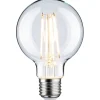 LED-filamenttilamppu Paulmann Globe, G80, E27, 806lm, 7.5W, 2700K, himmennettävä, kirkas