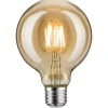 LED-filamenttilamppu Paulmann Globe, G95, E27, 450lm, 6W, 1700K, himmennettävä, kulta