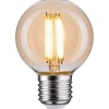 LED-filamenttilamppu Paulmann Globe, G60, E27, 780lm, 7W, 2700K, himmennettävä, kulta