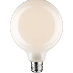 LED-filamenttilamppu Paulmann Globe, G125, E27, 470lm, 5.6W, 2700K, himmennettävä, opaali