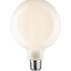 LED-filamenttilamppu Paulmann Globe, G125, E27, 806lm, 7W, 2700K, himmennettävä, opaali