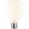 LED-filamenttilamppu Paulmann Globe, G95, E27, 1055lm, 9W, 2700K, himmennettävä, opaali