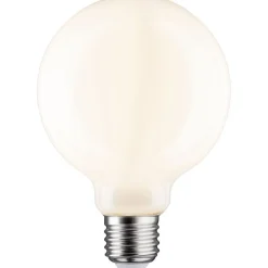 LED-filamenttilamppu Paulmann Globe, G95, E27, 1055lm, 9W, 2700K, himmennettävä, opaali