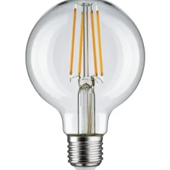LED-filamenttilamppu Paulmann Globe, G80, E27, 806lm, 7.5W, 2700K, kirkas