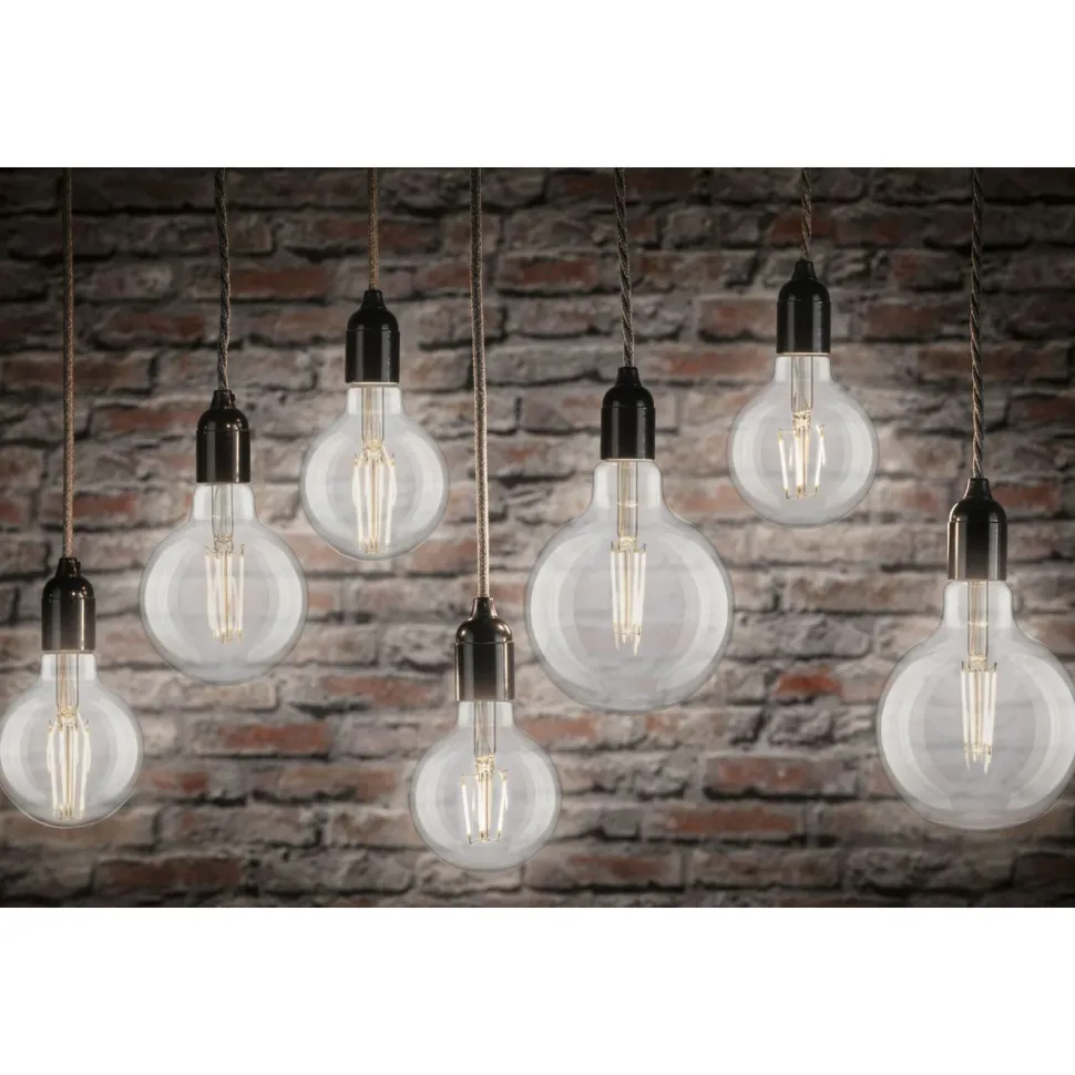 LED-filamenttilamppu Paulmann Globe, G95, E27, 806lm, 7.5W, 4000K, kirkas
