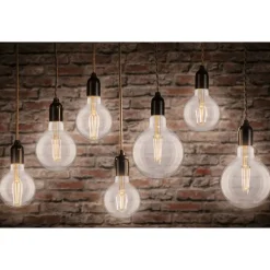 LED-filamenttilamppu Paulmann Globe, G125, E27, 1055lm, 9W, 2700K, kirkas