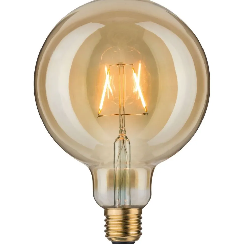 LED-filamenttilamppu Paulmann Globe, G125, E27, 170lm, 2.7W, 1700K, kulta