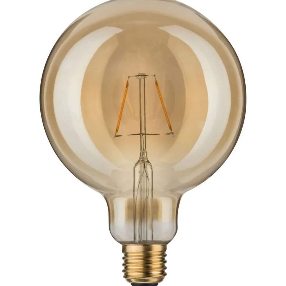 LED-filamenttilamppu Paulmann Globe, G125, E27, 170lm, 2.7W, 1700K, kulta