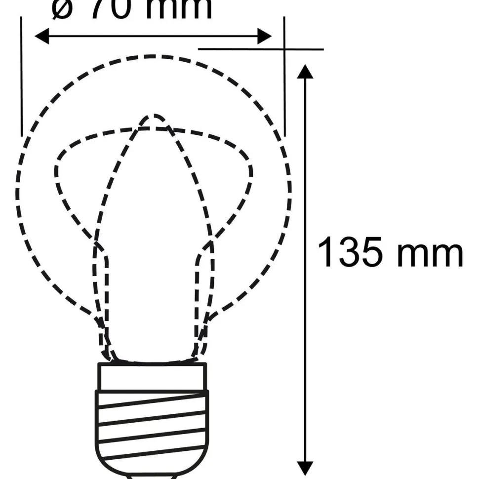 LED-filamenttilamppu Paulmann Pear, E27, 2000lm, 15W, 2700K, himmennettävä, kirkas