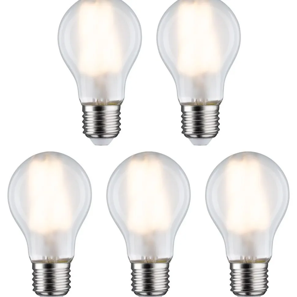 LED-filamenttilamppu Paulmann Pear, E27, 806lm, 7W, 2700K, matta, 5kpl