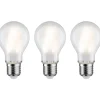 LED-filamenttilamppu Paulmann Pear, E27, 1055lm, 9W, 4000K, matta, 3kpl