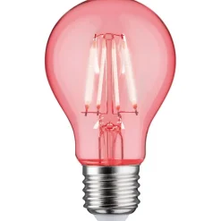 LED-filamenttilamppu Paulmann Pear, E27, 40lm, 1.3W, 1000K, punainen