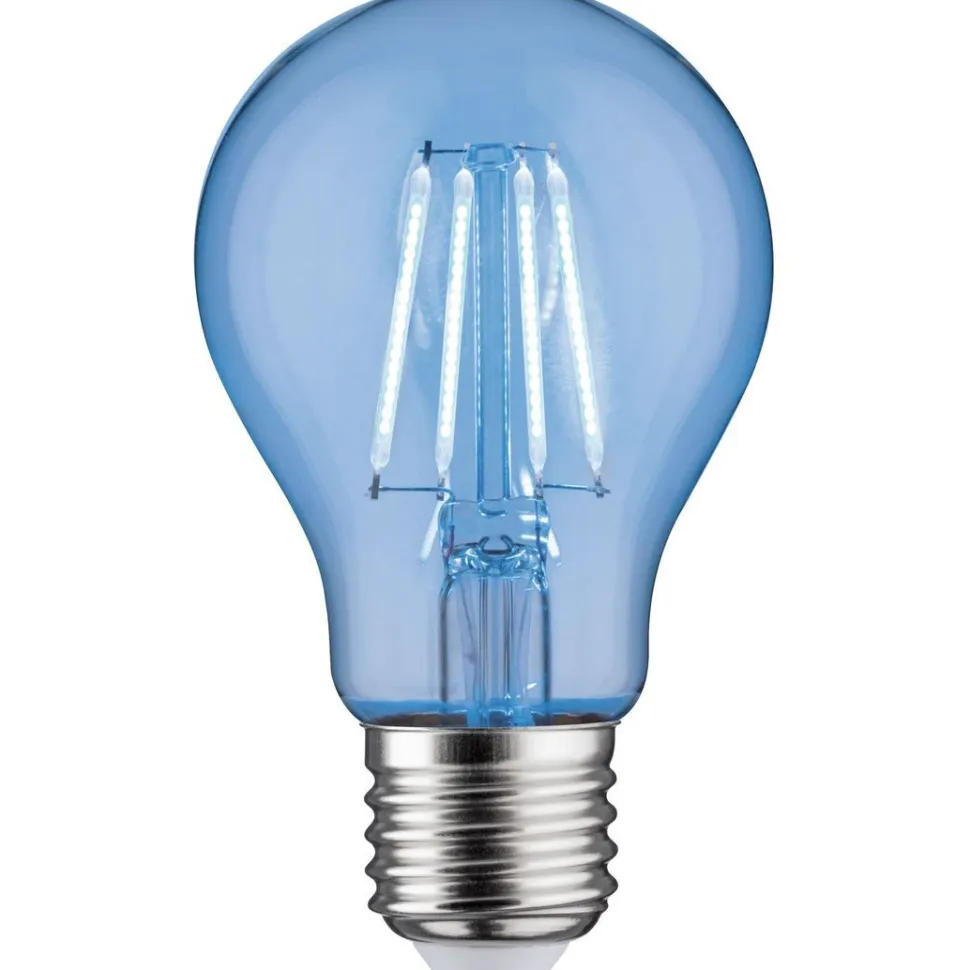 LED-filamenttilamppu Paulmann Pear, E27, 40lm, 2.2W, 1000K, sininen