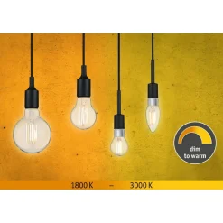 LED-filamenttilamppu Paulmann Pear, E27, 806lm, 7W, säädettävä värilämpötila, kirkas