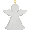 LED-hautakynttilä Star Trading Flamme Angel, 13,5x3,5x18cm, valkoinen