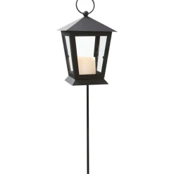 LED-hautalyhty Star Trading Serene, 40cm, musta