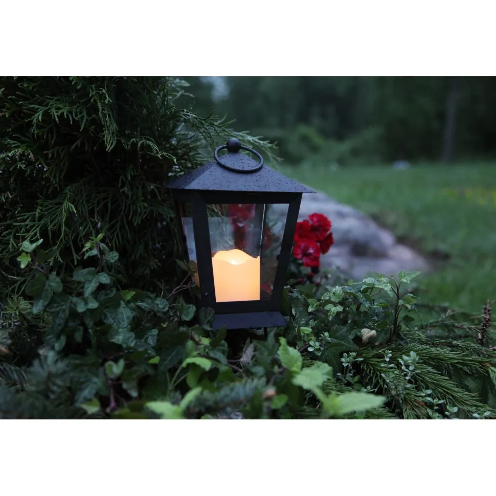 LED-hautalyhty Star Trading Serene, 40cm, musta