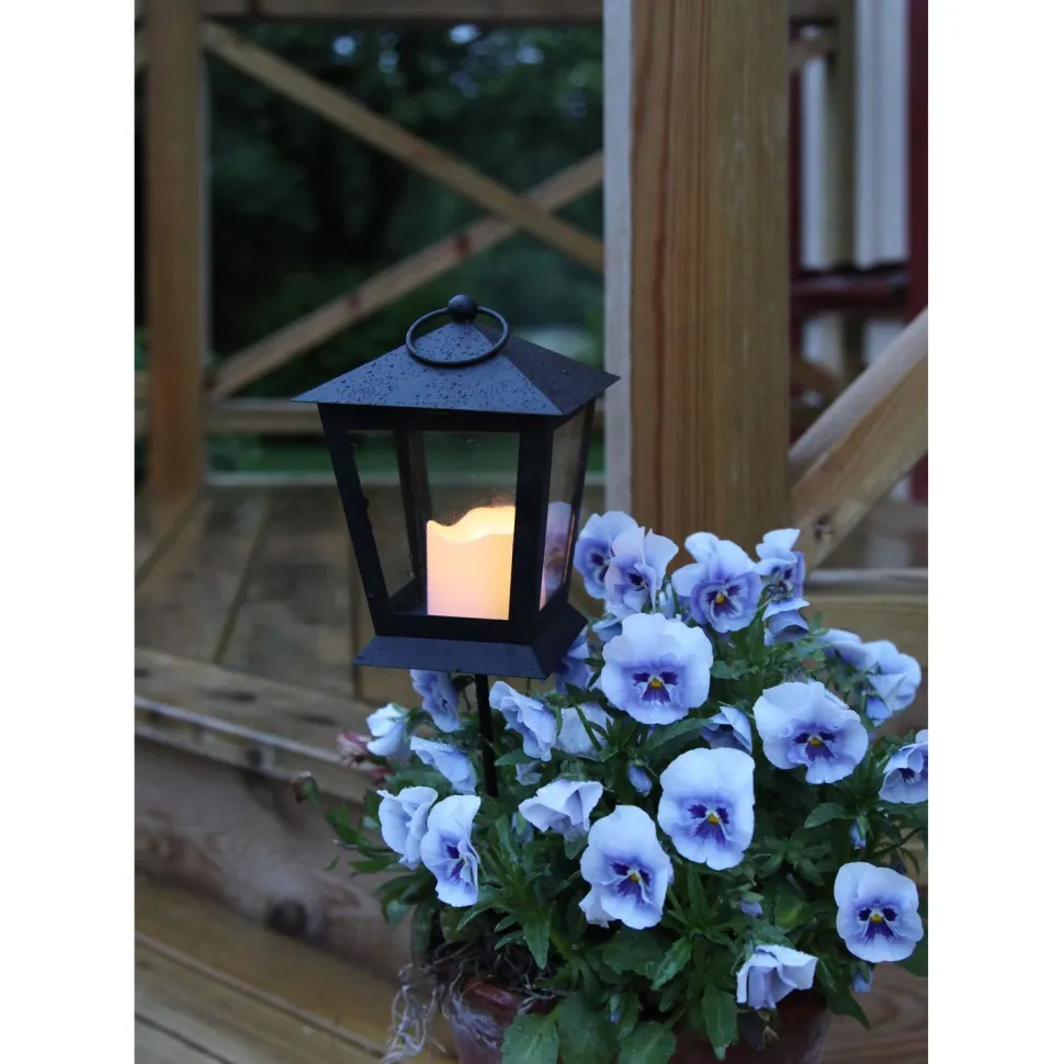LED-hautalyhty Star Trading Serene, 40cm, musta