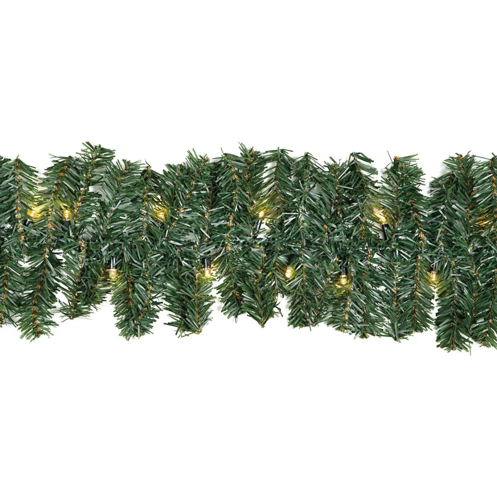 LED-havuköynnös Markslöjd Chrissline, 100 lämpimänvalkoista valoa, 5m, vihreä