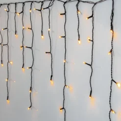 LED-jääpuikkovalosarja Star Trading Golden Warm White 240 valoa 5,9 m