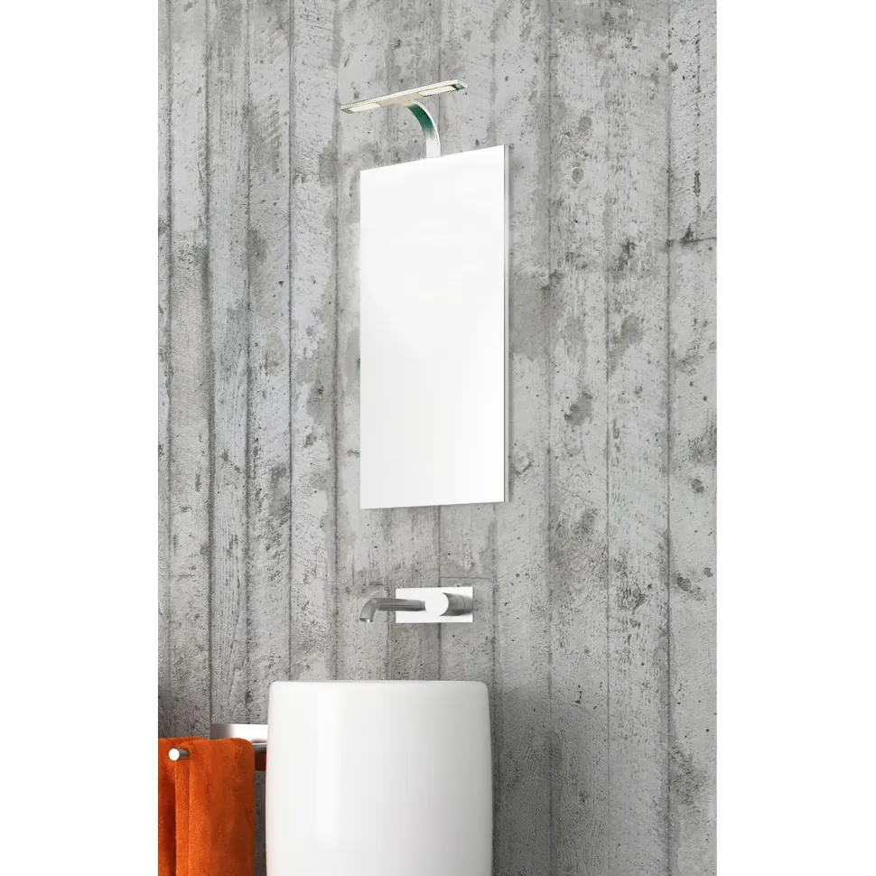 LED-kaappivalaisin Bari IP44 300x120x120 mm 2-osainen kromi