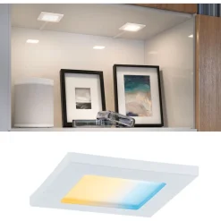 LED-kalustevalaisin Paulmann Clever Connect Pola, 2.5W, säädettävä värilämpötila, mattavalkoinen