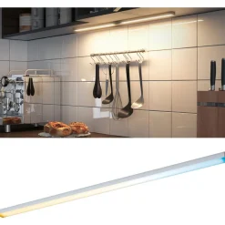 LED-kalustevalaisin Paulmann Clever Connect Barre, 35cm, säädettävä värilämpötila, mattakromi