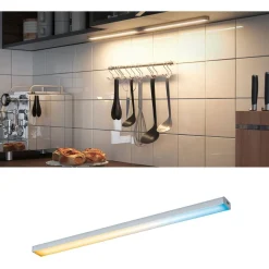 LED-kalustevalaisin Paulmann Clever Connect Barre, 35cm, säädettävä värilämpötila, mattakromi