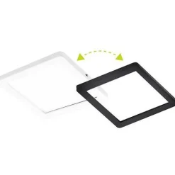 LED-kalustevalaisin Limente Flat 12 LUX erillisvalaisin valkoinen/musta