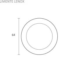 LED-kalustevalaisin Limente LED-LENOX, erillisvalaisin, 4W, 3000K, valkoinen