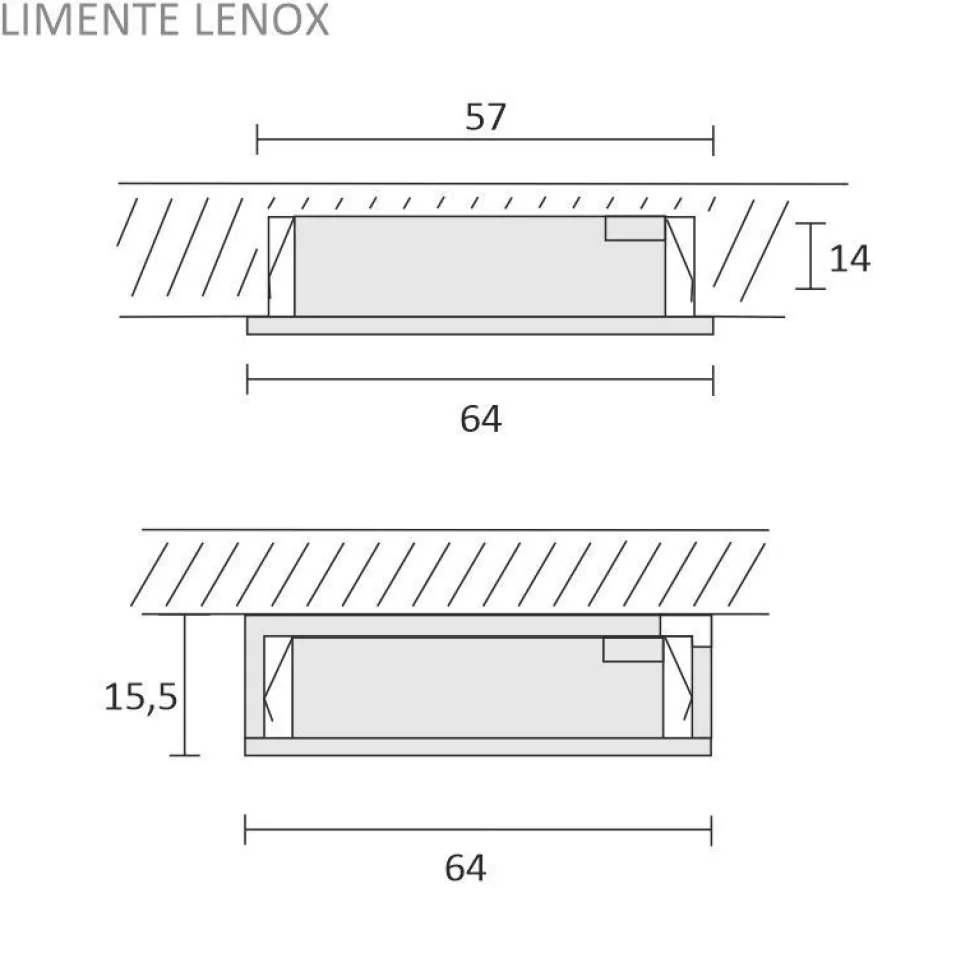 LED-kalustevalaisin Limente LED-LENOX, erillisvalaisin, 4W, 3000K, valkoinen