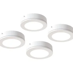 LED-kalustevalaisin Limente LED-LENOX 4000K 4kpl messinki