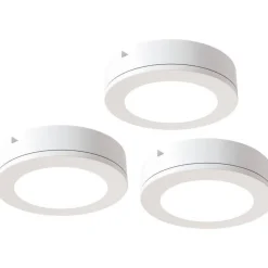 LED-kalustevalaisin Limente LED-LENOX 4000K 3kpl messinki