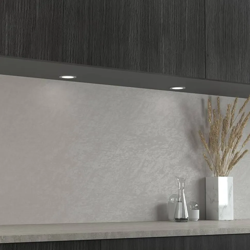 LED-kalustevalaisin Limente LED-LENOX 4000K 1kpl messinki