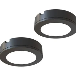 LED-kalustevalaisin Limente LED-LENOX 4000K 2kpl musta