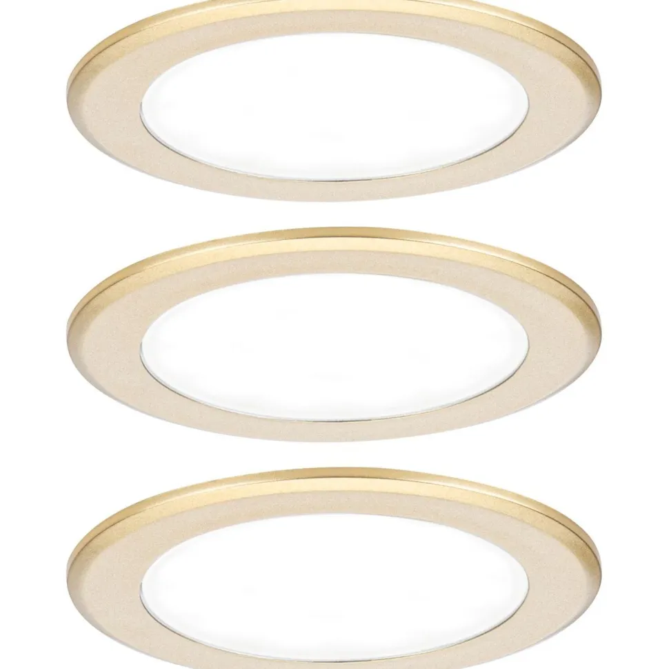 LED-kalustevalaisin Paulmann Ø65mm 3000K upotettava 2.5W 180lm kromi, 3kpl/pkt
