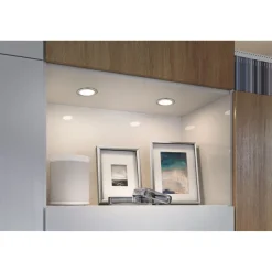 LED-kalustevalaisin Paulmann Ø65mm 3000K upotettava 2.5W 180lm kromi, 3kpl/pkt