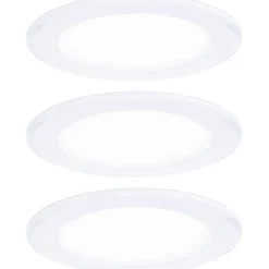 LED-kalustevalaisin Paulmann Ø65mm 3000K upotettava 2.5W 180lm kromi, 3kpl/pkt