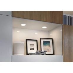 LED-kalustevalaisin Paulmann Ø65mm 3000K upotettava 2.5W 180lm kromi, 3kpl/pkt