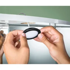 LED-kalustevalaisin Paulmann Ø65mm 3000K upotettava 2.5W 180lm kromi, 3kpl/pkt