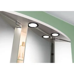LED-kalustevalaisin Paulmann Ø65mm 3000K upotettava 2.5W 180lm kromi, 3kpl/pkt