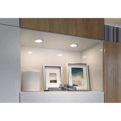 LED-kalustevalaisin Paulmann Ø65mm 3000K upotettava 2.5W 180lm kromi, 3kpl/pkt