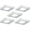 LED-kalustevalaisinsetti Limente LED-Vita 10 5x4.2W 24V kromi