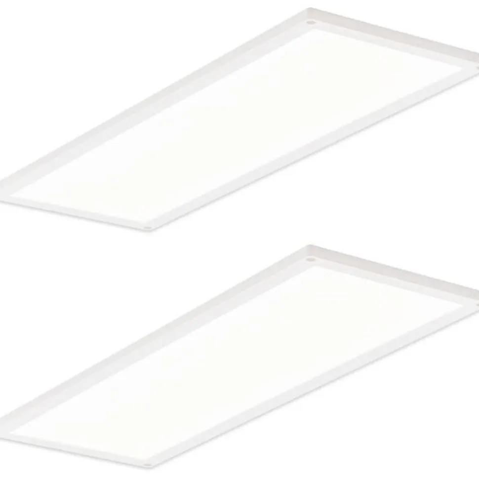 LED-kalustevalaisinsetti Limente LED-Flat 22 2x7.6 W valkoinen